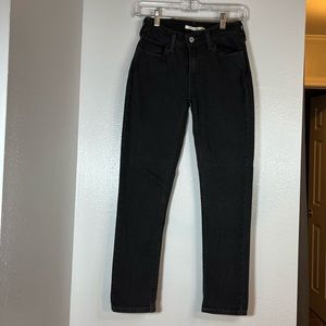 Levi's 535 Super Skinny Black Jeans